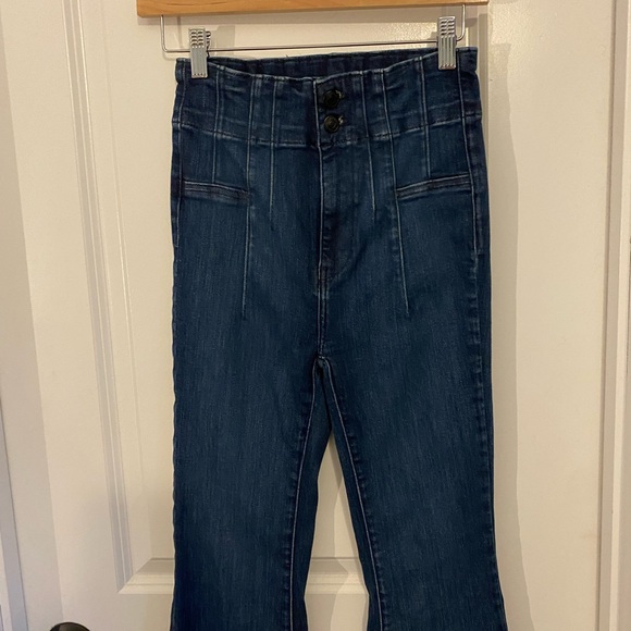 We The Free Dark Wash Jayde Flare Jeans - Picture 3 of 10